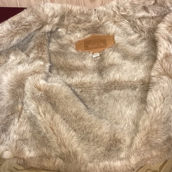 Vintage Woolrich Womens vest faux fur lined made in USA size Large - Picture 10 of 12